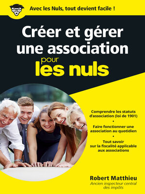 cover image of Créer et gérer une association pour les Nuls